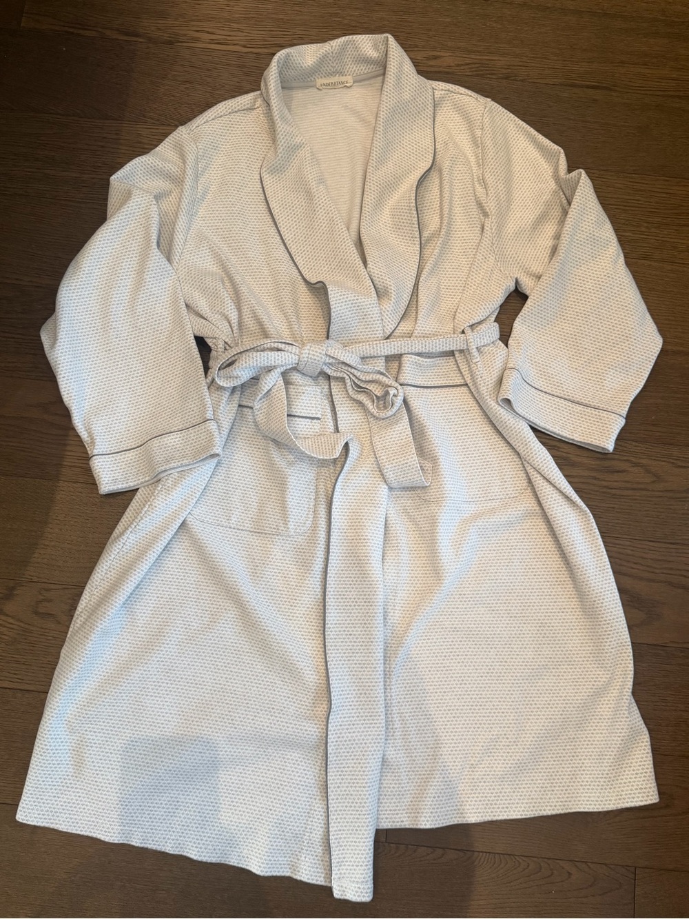 Understance Brand Grey Cotton Robe - Like New!